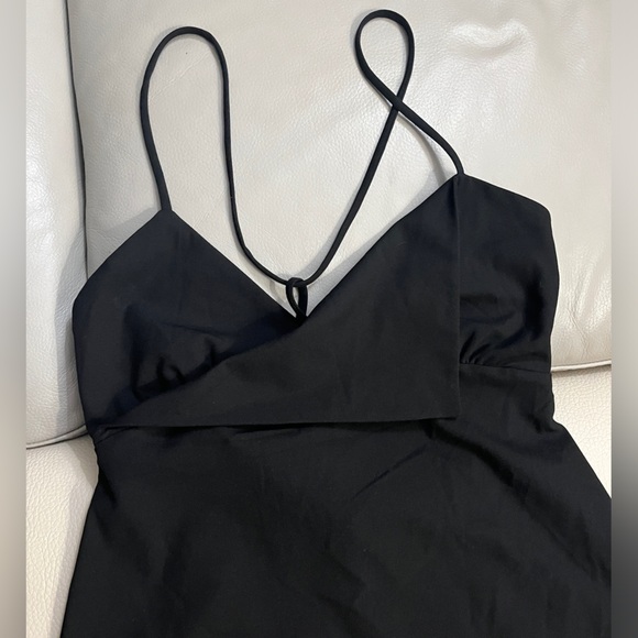 NWT - Zara Women’s Asymmetric Strappy Mini Dress - Size L - Picture 6 of 11
